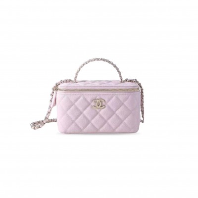 CHANEL 26C PEARL HANDLE BOX BAG AP4940 (17*9.5*8cm) CHANEL 26C PEARL HANDLE BOX BAG AP4940 (17*9.5*8cm)